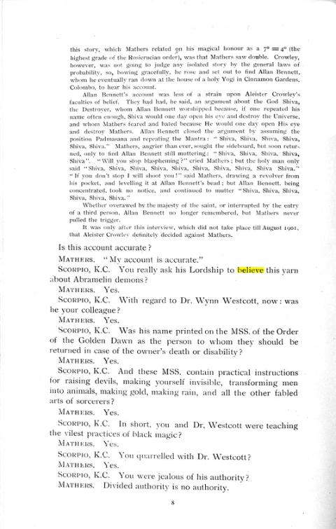 Original scan of The Rosicrucian Scandal, PDF page 8