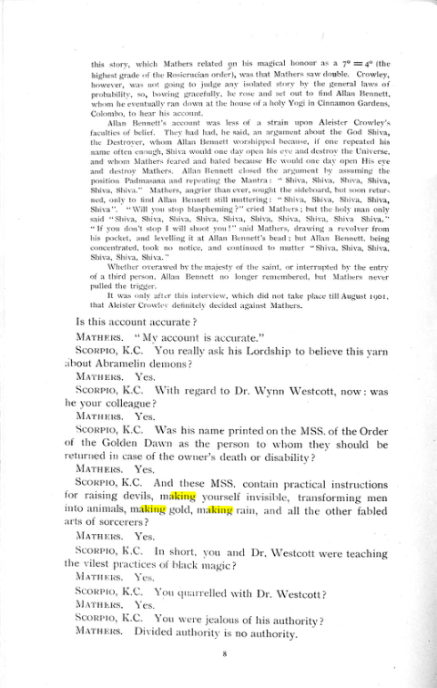 Original scan of The Rosicrucian Scandal, PDF page 8