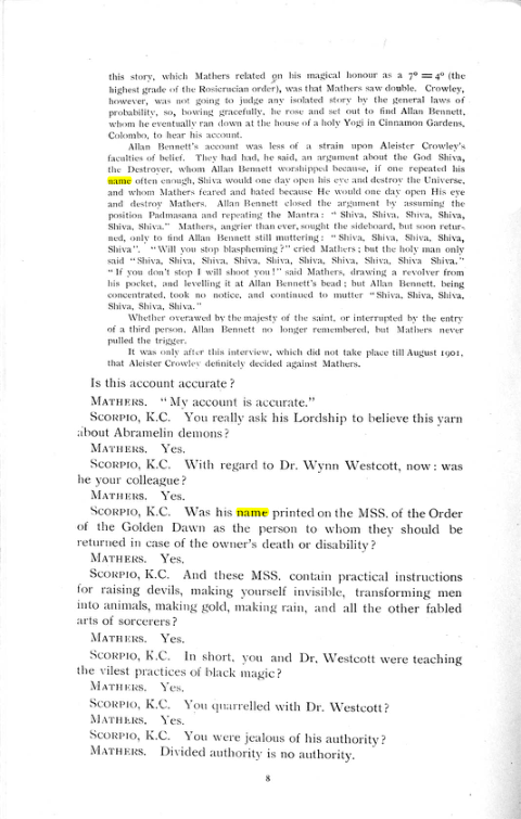 Original scan of The Rosicrucian Scandal, PDF page 8
