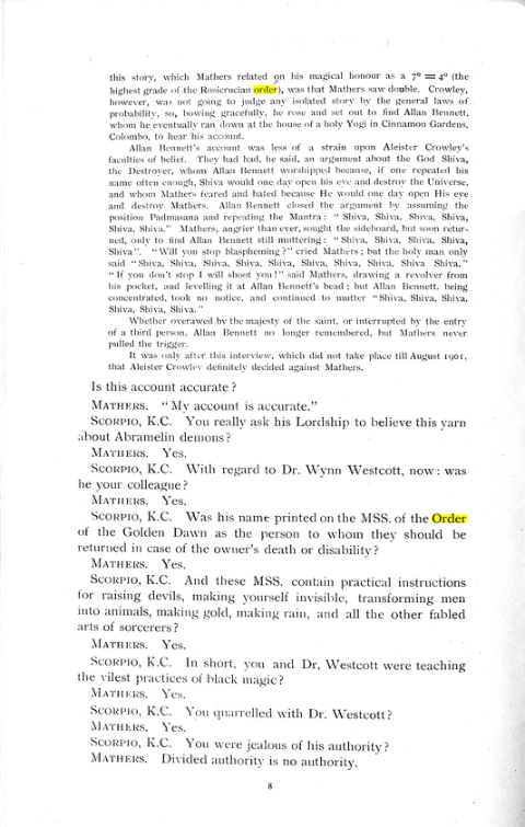 Original scan of The Rosicrucian Scandal, PDF page 8