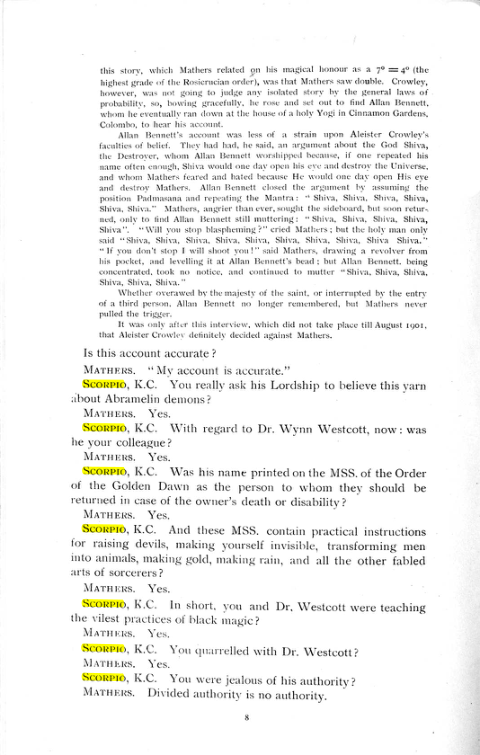 Original scan of The Rosicrucian Scandal, PDF page 8