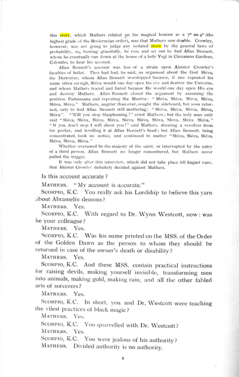 Original scan of The Rosicrucian Scandal, PDF page 8