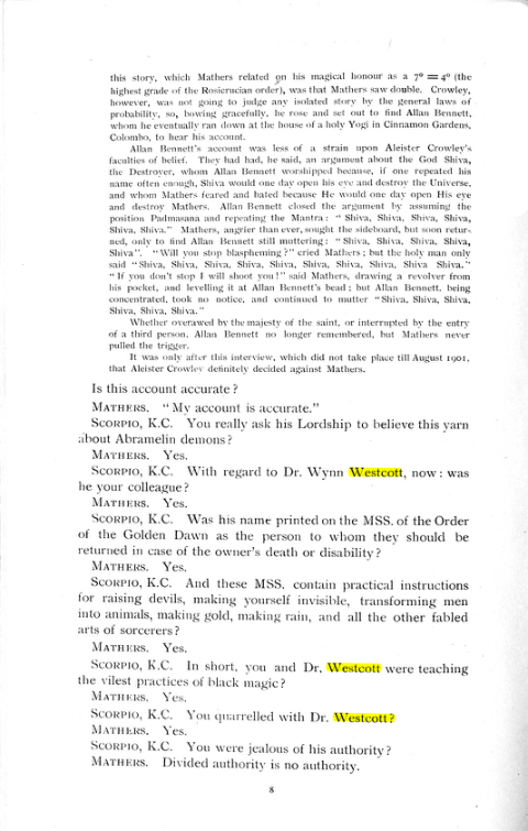 Original scan of The Rosicrucian Scandal, PDF page 8