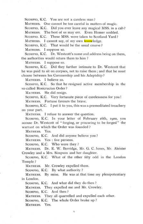 Original scan of The Rosicrucian Scandal, PDF page 9