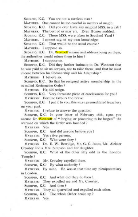 Original scan of The Rosicrucian Scandal, PDF page 9