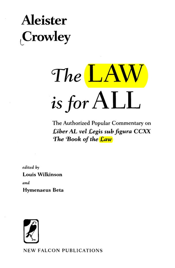 Original scan of The Law is for All, PDF page 2