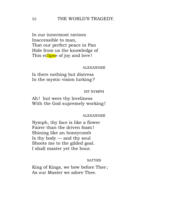Original scan of The World’s Tragedy, PDF page 105