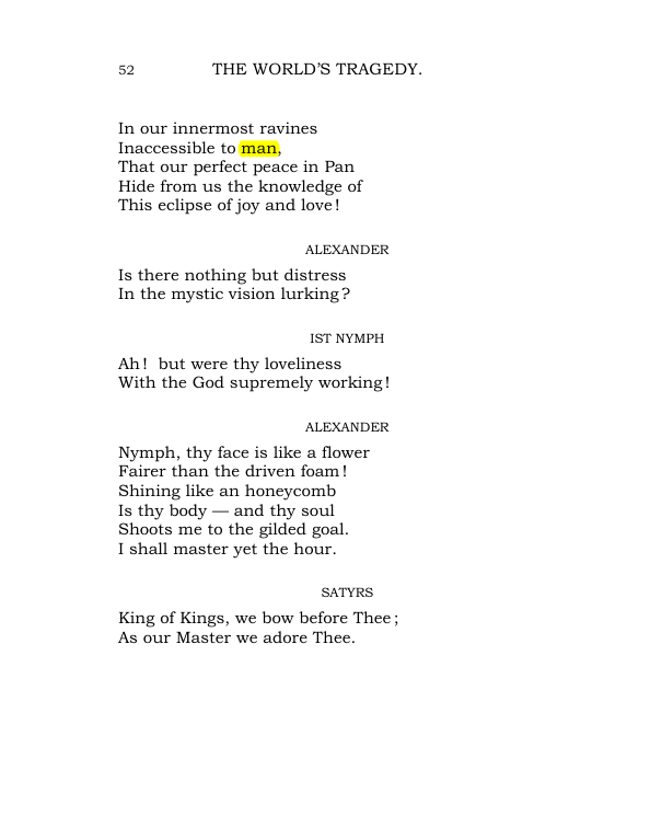 Original scan of The World’s Tragedy, PDF page 105