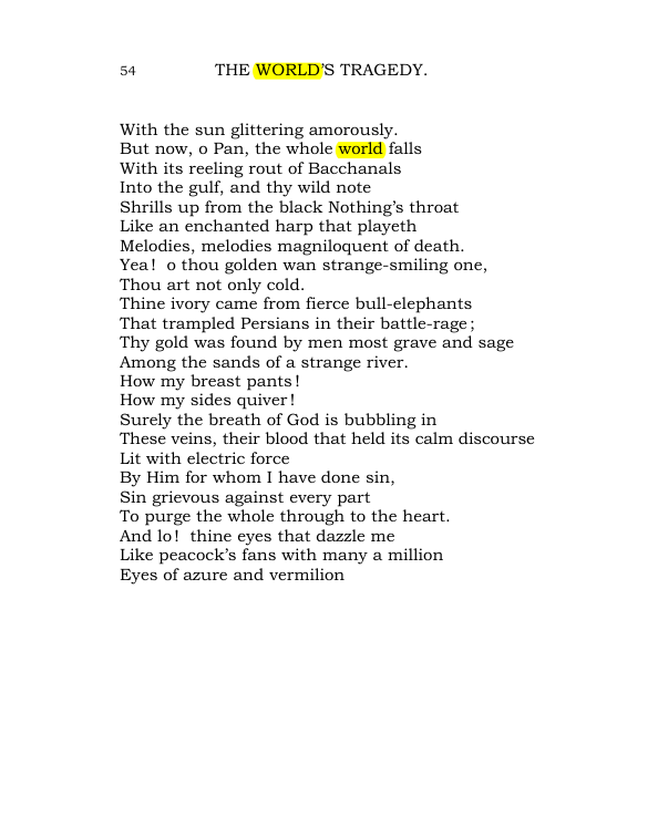 Original scan of The World’s Tragedy, PDF page 107