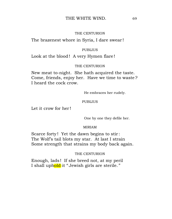 Original scan of The World’s Tragedy, PDF page 122