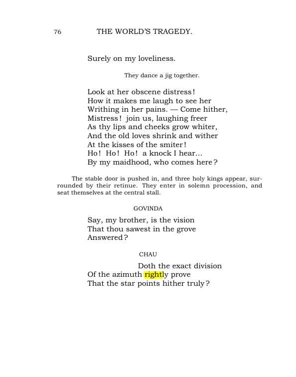 Original scan of The World’s Tragedy, PDF page 129
