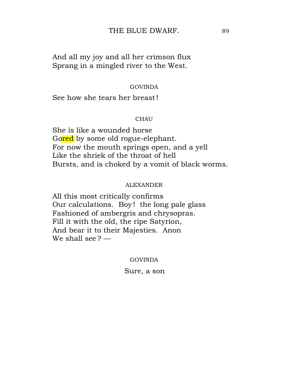 Original scan of The World’s Tragedy, PDF page 142