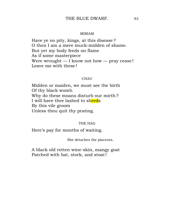 Original scan of The World’s Tragedy, PDF page 146