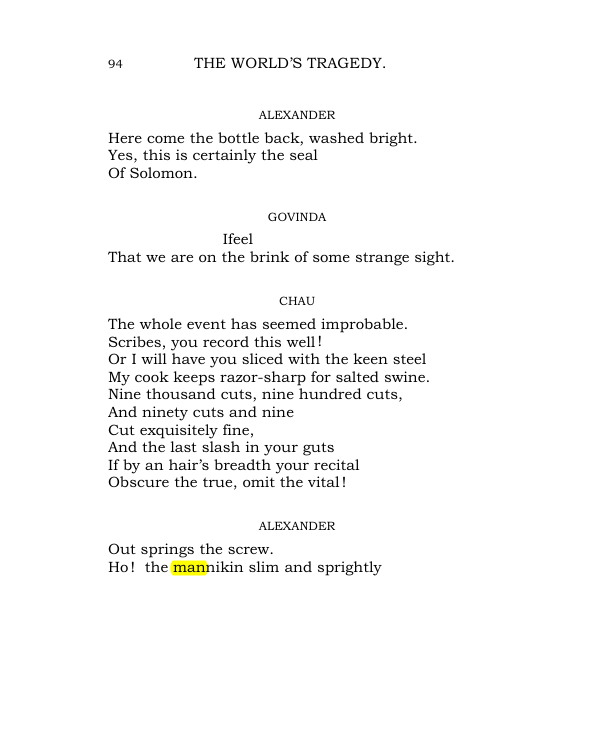 Original scan of The World’s Tragedy, PDF page 147