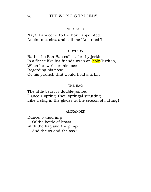 Original scan of The World’s Tragedy, PDF page 149