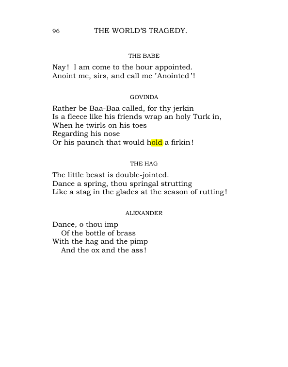 Original scan of The World’s Tragedy, PDF page 149