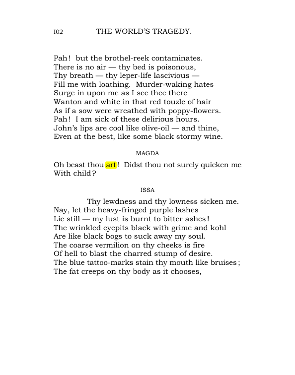 Original scan of The World’s Tragedy, PDF page 155
