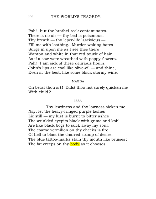 Original scan of The World’s Tragedy, PDF page 155