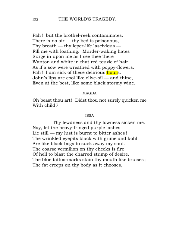 Original scan of The World’s Tragedy, PDF page 155