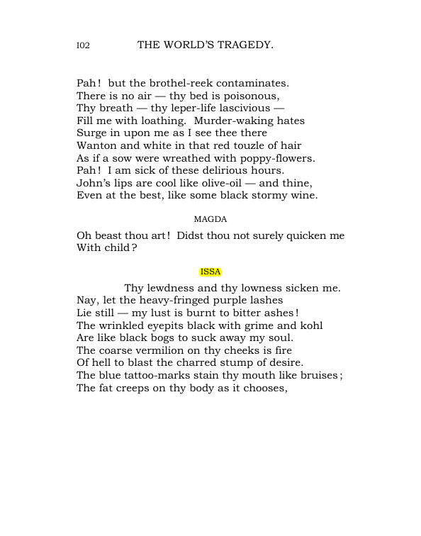 Original scan of The World’s Tragedy, PDF page 155