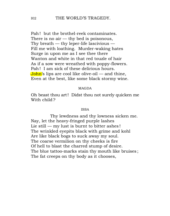 Original scan of The World’s Tragedy, PDF page 155