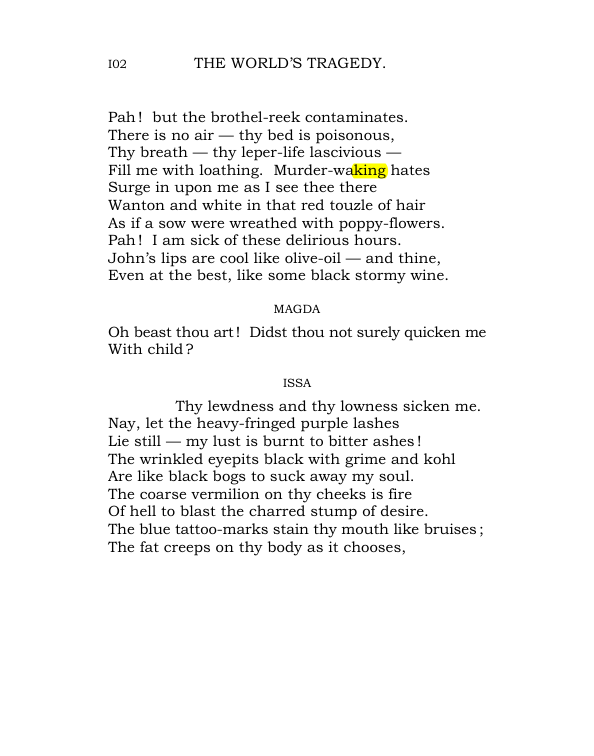 Original scan of The World’s Tragedy, PDF page 155