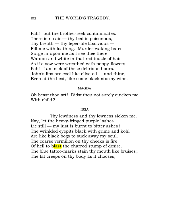 Original scan of The World’s Tragedy, PDF page 155