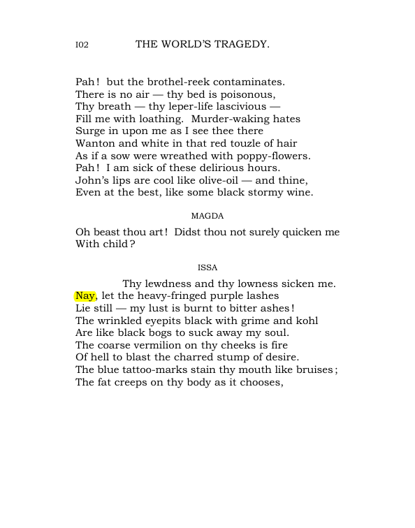 Original scan of The World’s Tragedy, PDF page 155