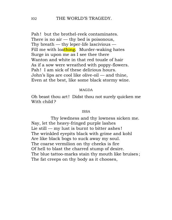 Original scan of The World’s Tragedy, PDF page 155