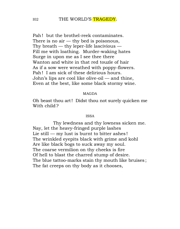 Original scan of The World’s Tragedy, PDF page 155