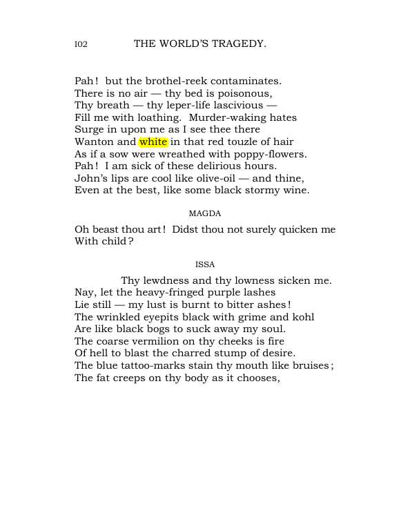 Original scan of The World’s Tragedy, PDF page 155