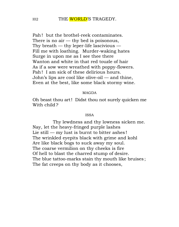Original scan of The World’s Tragedy, PDF page 155
