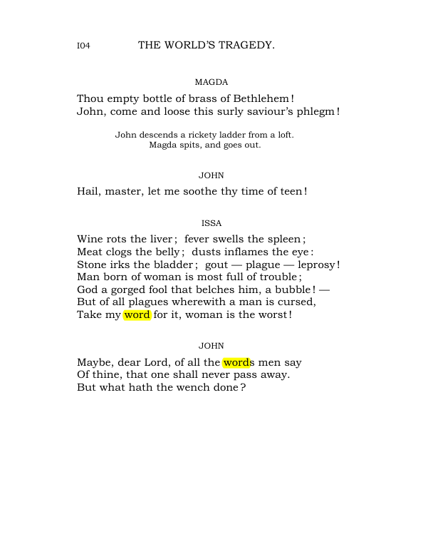 Original scan of The World’s Tragedy, PDF page 157