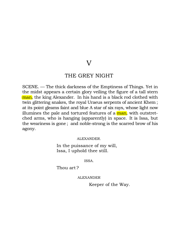 Original scan of The World’s Tragedy, PDF page 170