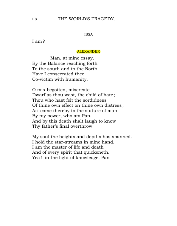 Original scan of The World’s Tragedy, PDF page 171