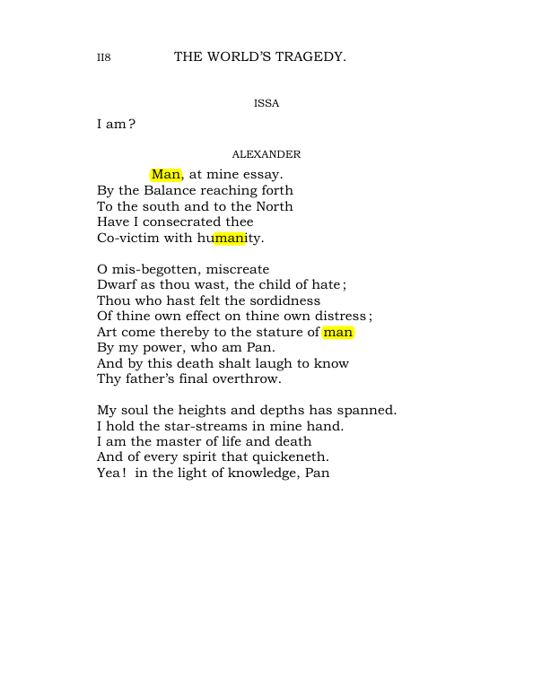 Original scan of The World’s Tragedy, PDF page 171