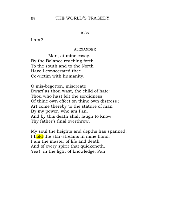 Original scan of The World’s Tragedy, PDF page 171