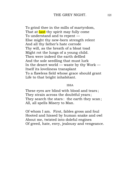 Original scan of The World’s Tragedy, PDF page 174