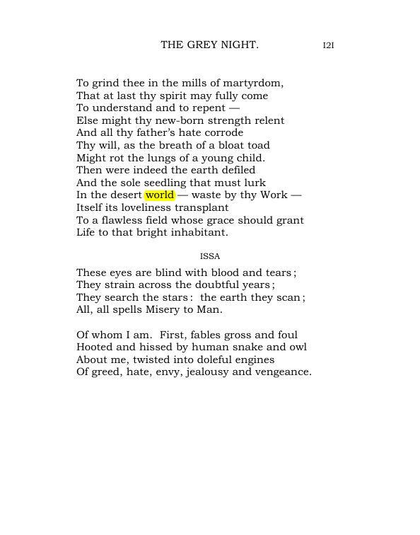 Original scan of The World’s Tragedy, PDF page 174