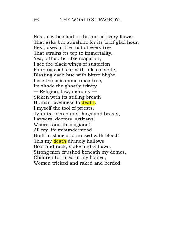 Original scan of The World’s Tragedy, PDF page 175