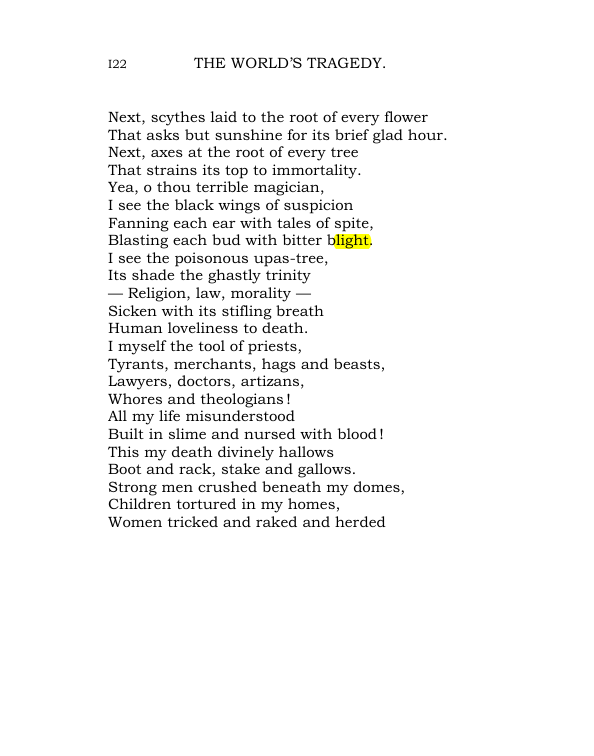 Original scan of The World’s Tragedy, PDF page 175
