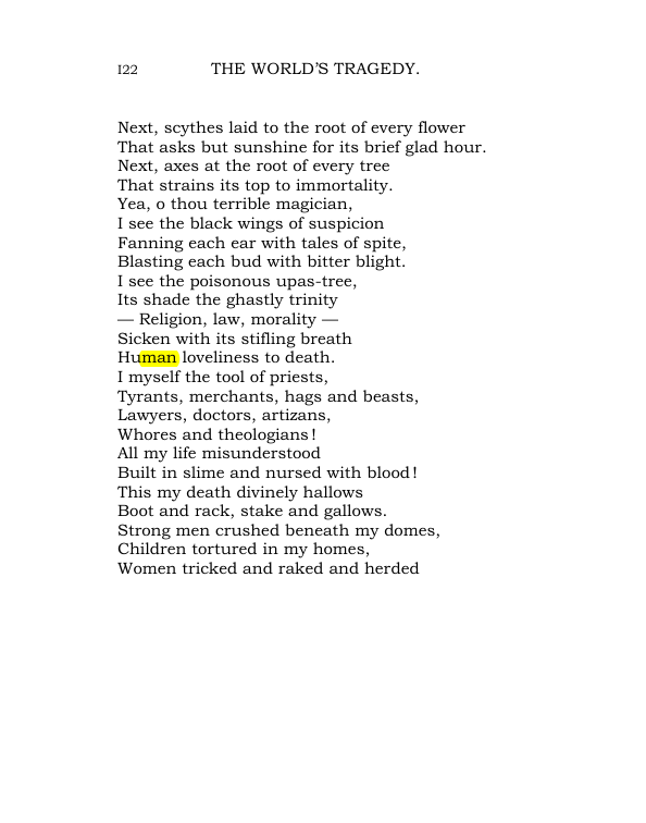 Original scan of The World’s Tragedy, PDF page 175