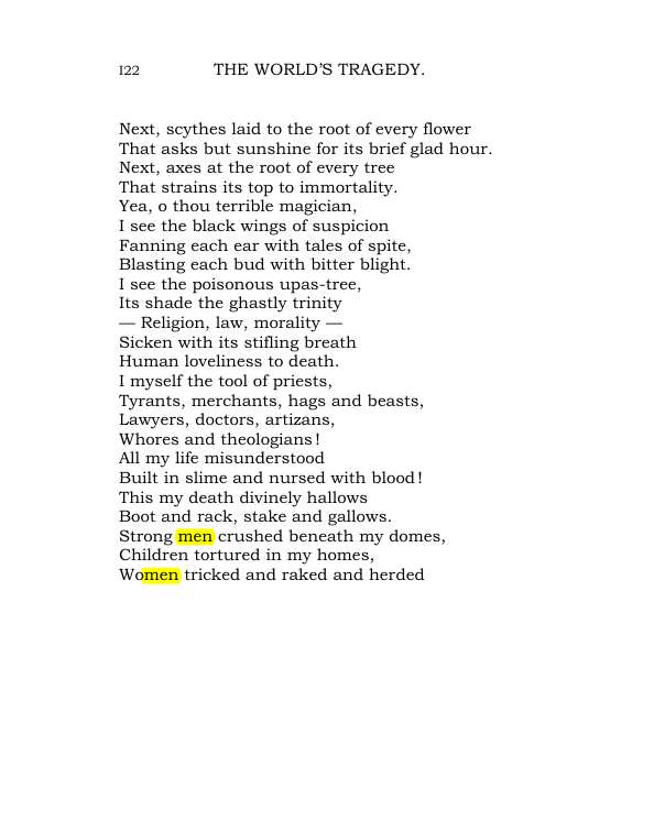 Original scan of The World’s Tragedy, PDF page 175
