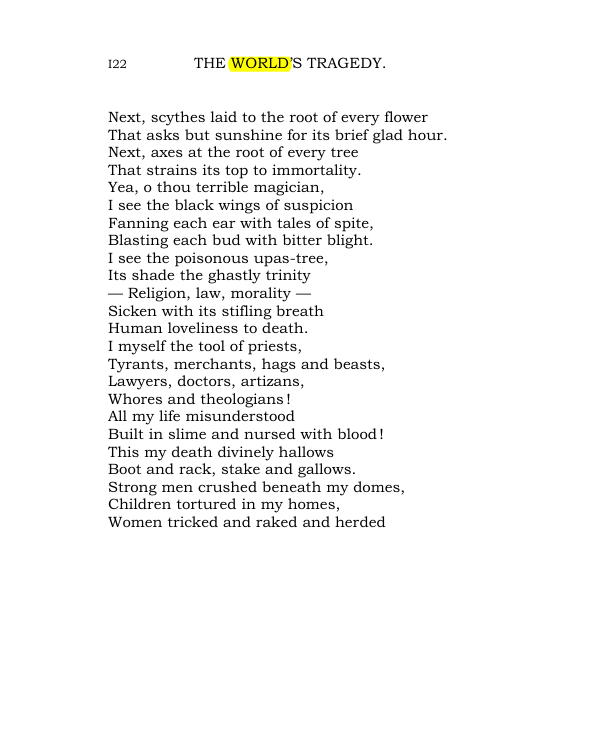 Original scan of The World’s Tragedy, PDF page 175