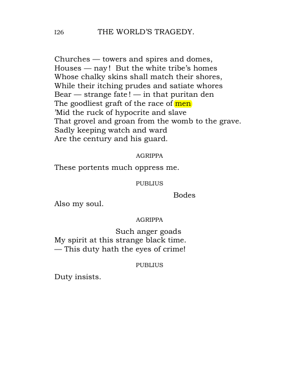 Original scan of The World’s Tragedy, PDF page 179