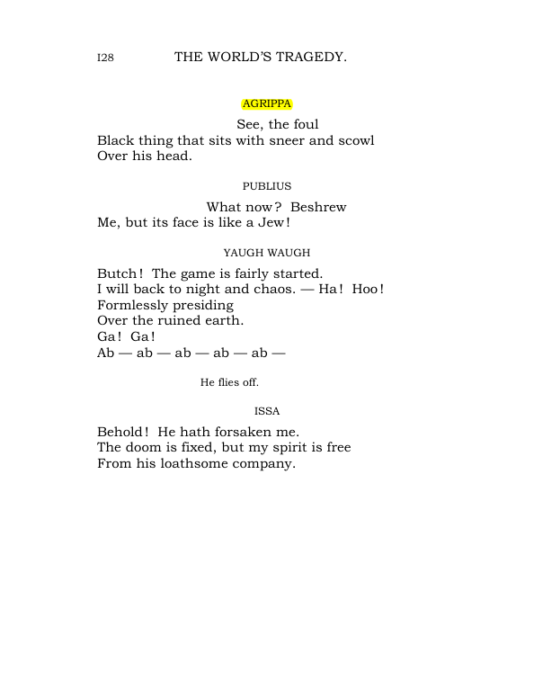 Original scan of The World’s Tragedy, PDF page 181