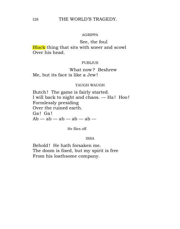 Original scan of The World’s Tragedy, PDF page 181