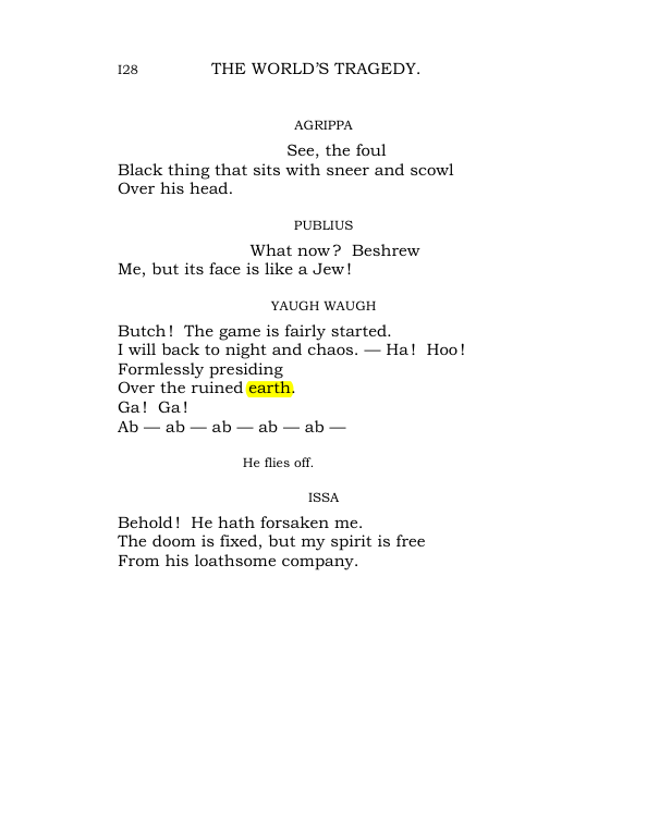 Original scan of The World’s Tragedy, PDF page 181