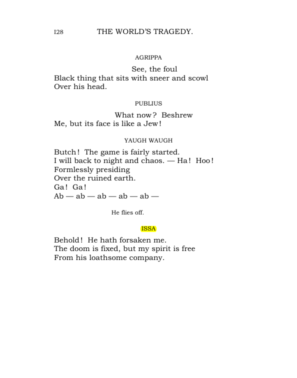 Original scan of The World’s Tragedy, PDF page 181