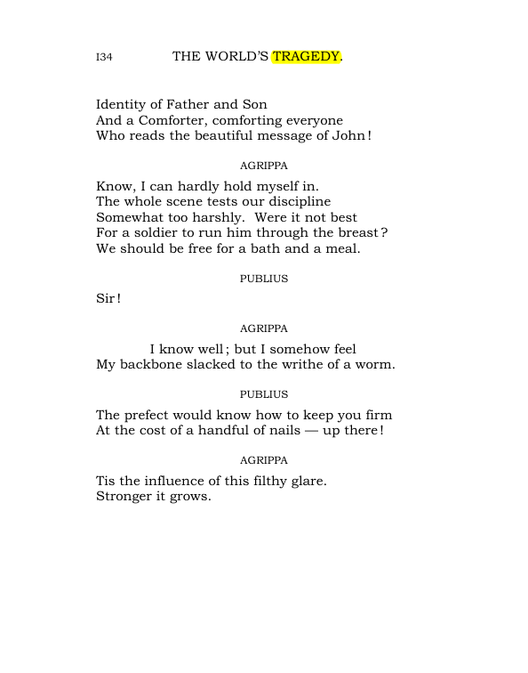 Original scan of The World’s Tragedy, PDF page 187